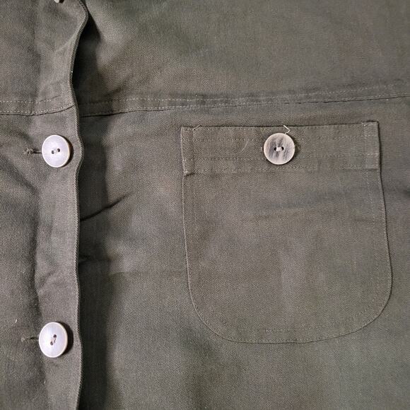 Freeport Studio Large green long sleeve button up shirt - Picture 3 of 5